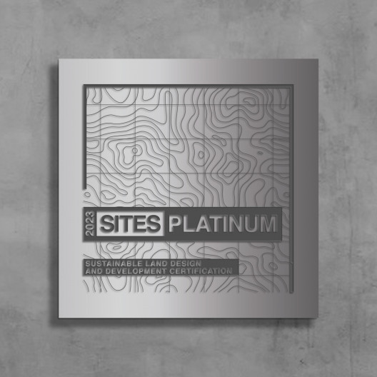 SITES Brushed Aluminum Plaque