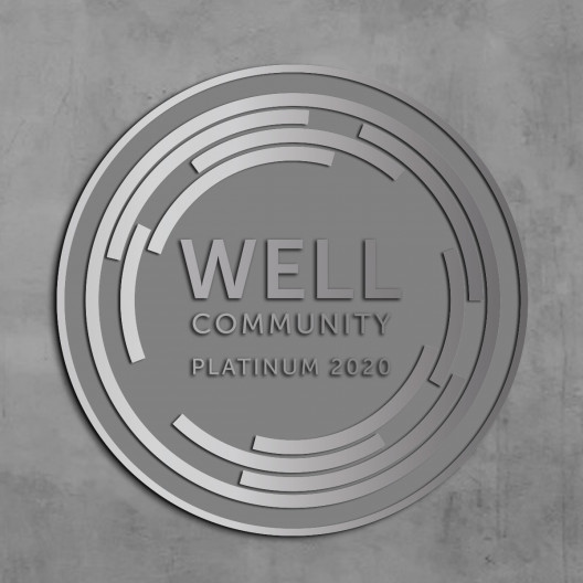 WELL COMMUNITY Plaque-Brushed Aluminum