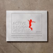 Center for Active Design-Aluminum Plaque
