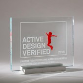 Center for Active Design-Plaque Stand