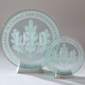 Clear Laser Etched Plaque