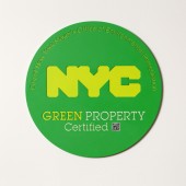 NYC Plaque - Engraved Painted Aluminum