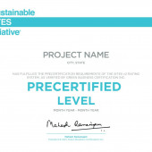 SITES PRECERTIFIED Certificates