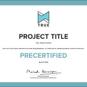 TRUE PRECERTIFIED Certificates