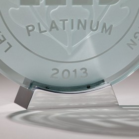 Polished Aluminum Plaque Stand for 5”, 8” & 16” Round Plaques